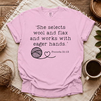 Comfort Colors Crochet In Bible T-shirt