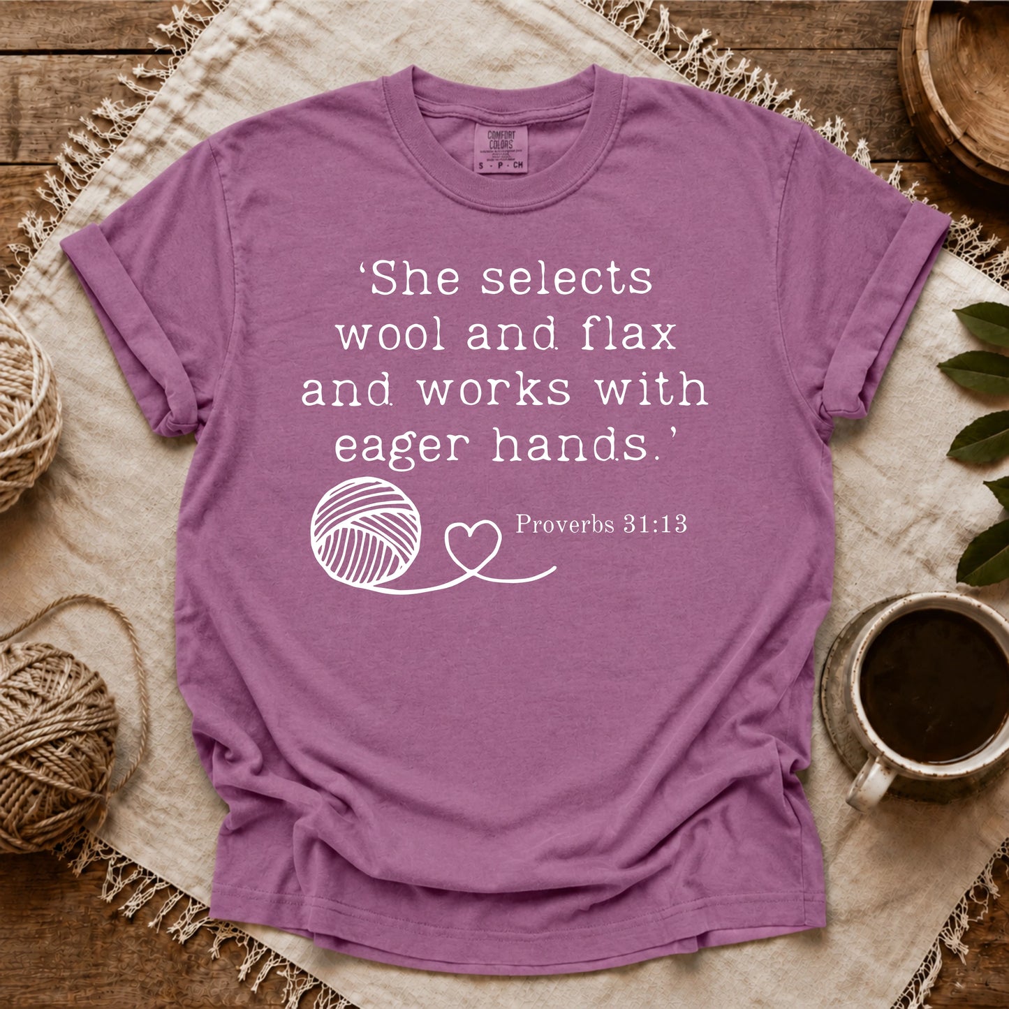 Comfort Colors Crochet In Bible T-shirt