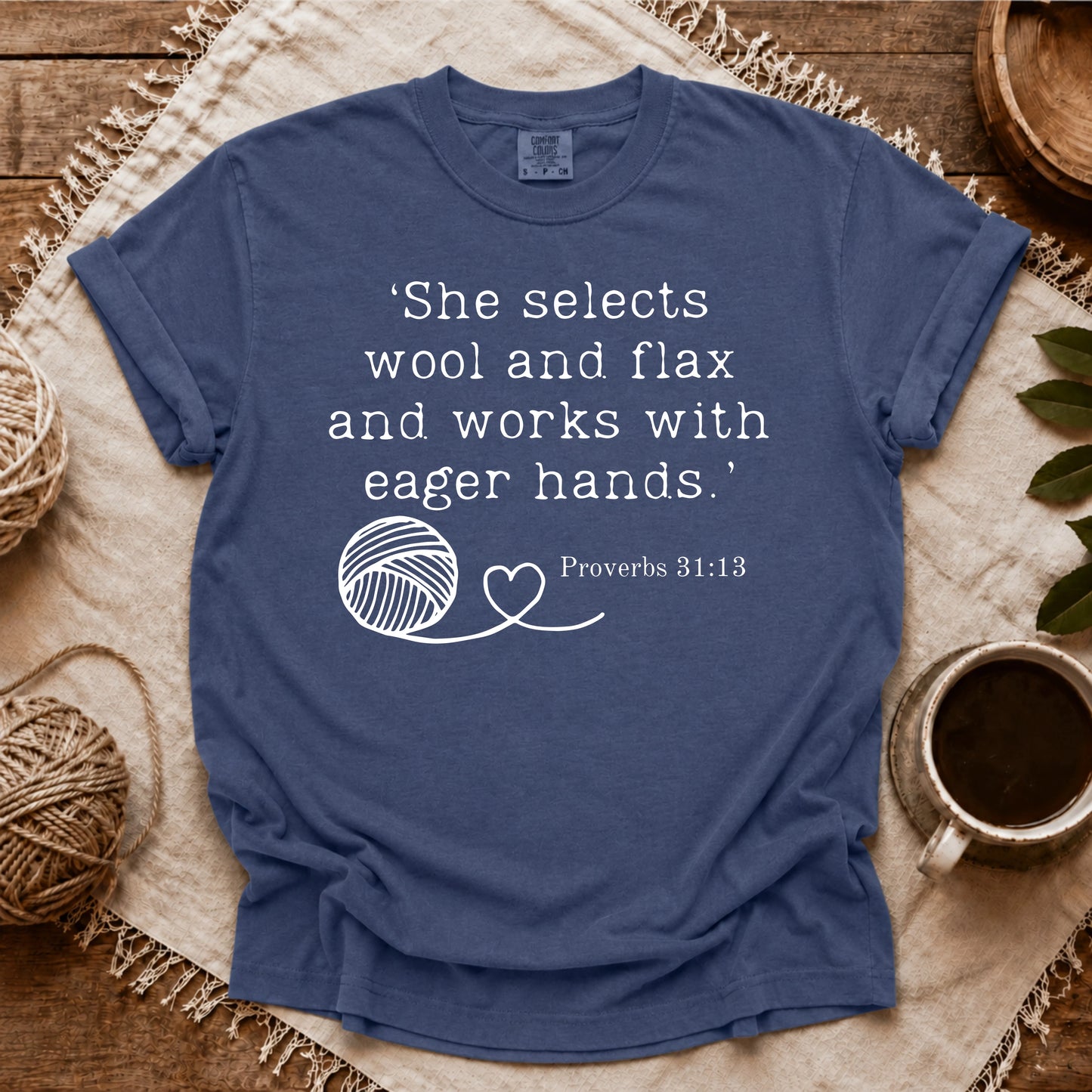 Comfort Colors Crochet In Bible T-shirt