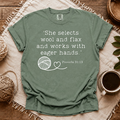 Comfort Colors Crochet In Bible T-shirt