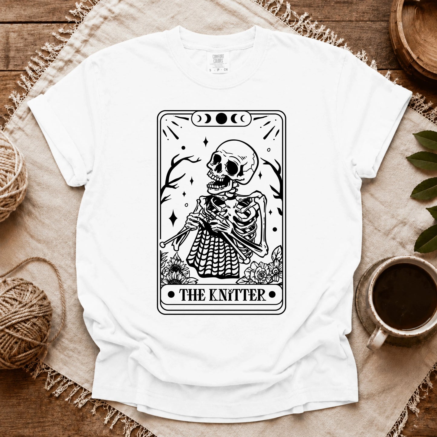 Comfort Colors Knitter Tarot Card T-shirt