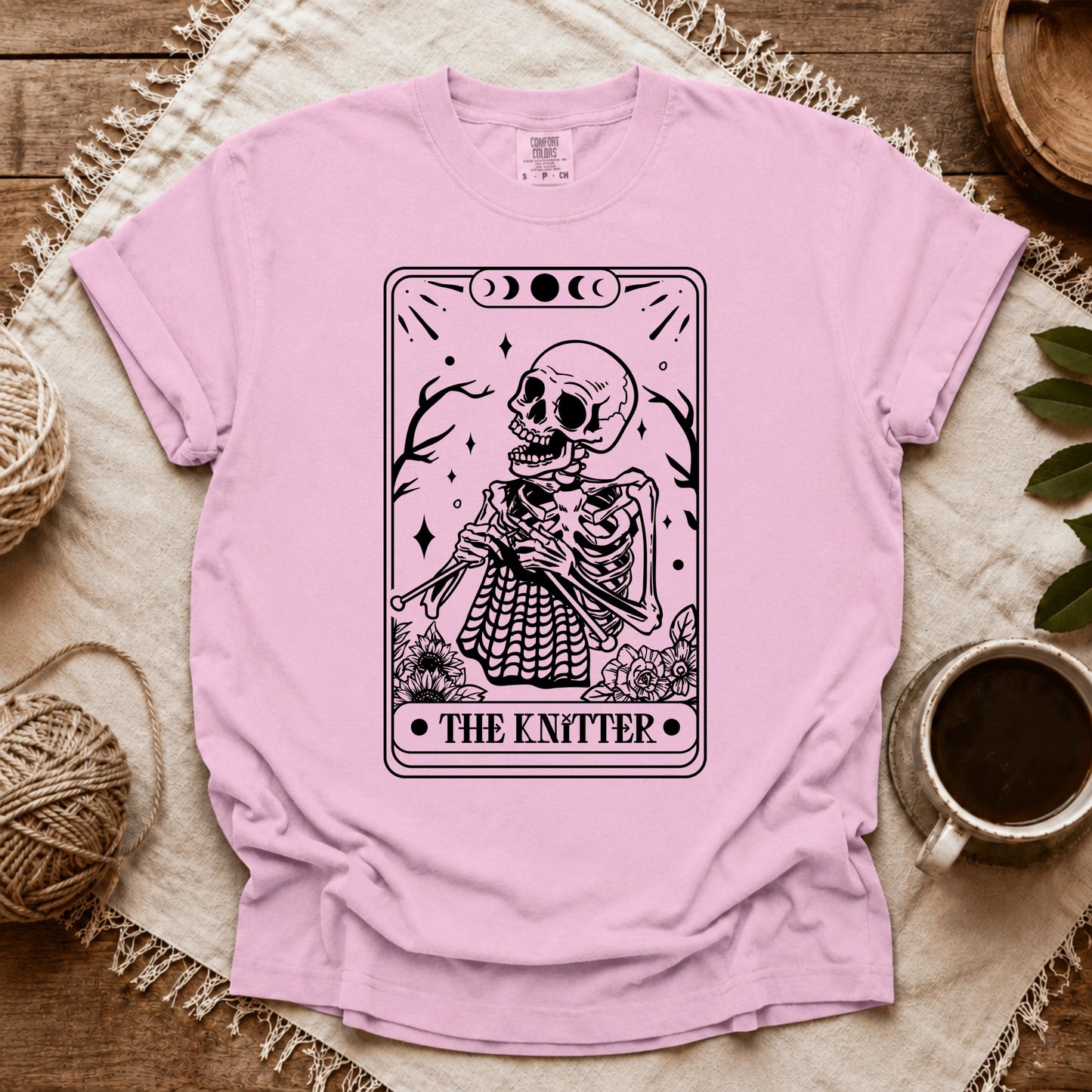 Comfort Colors Knitter Tarot Card T-shirt