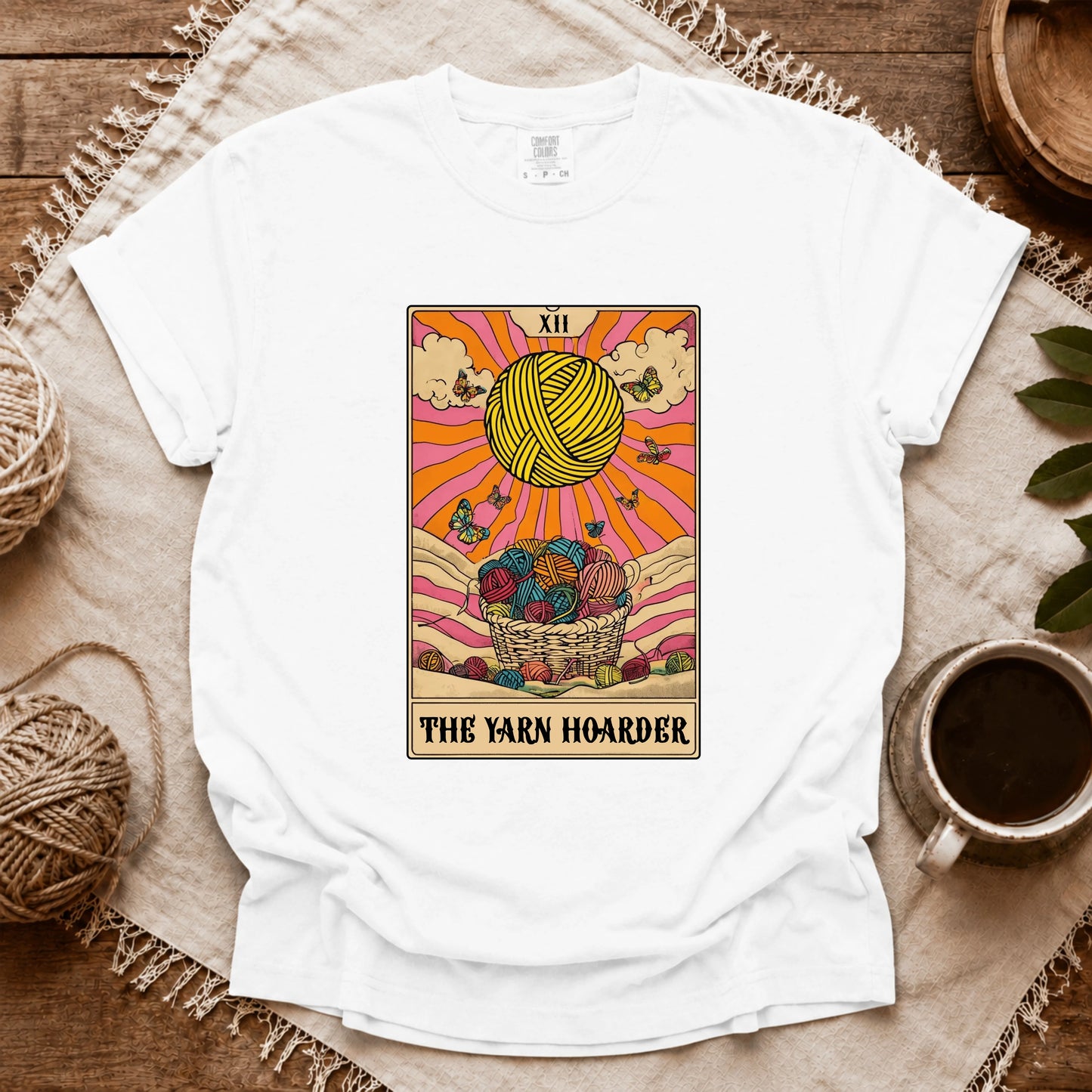 Comfort Colors Yarn Hoarder Tarot T-shirt