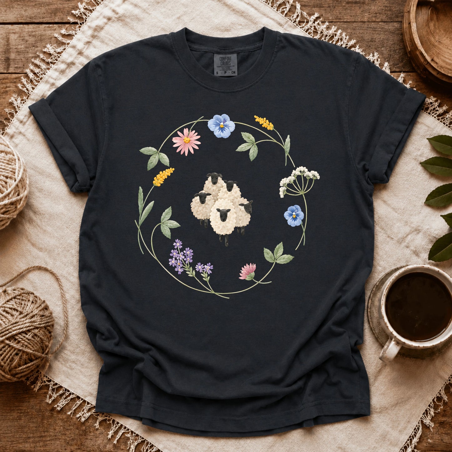 Comfort Colors Wool & Wildflowers T-shirt