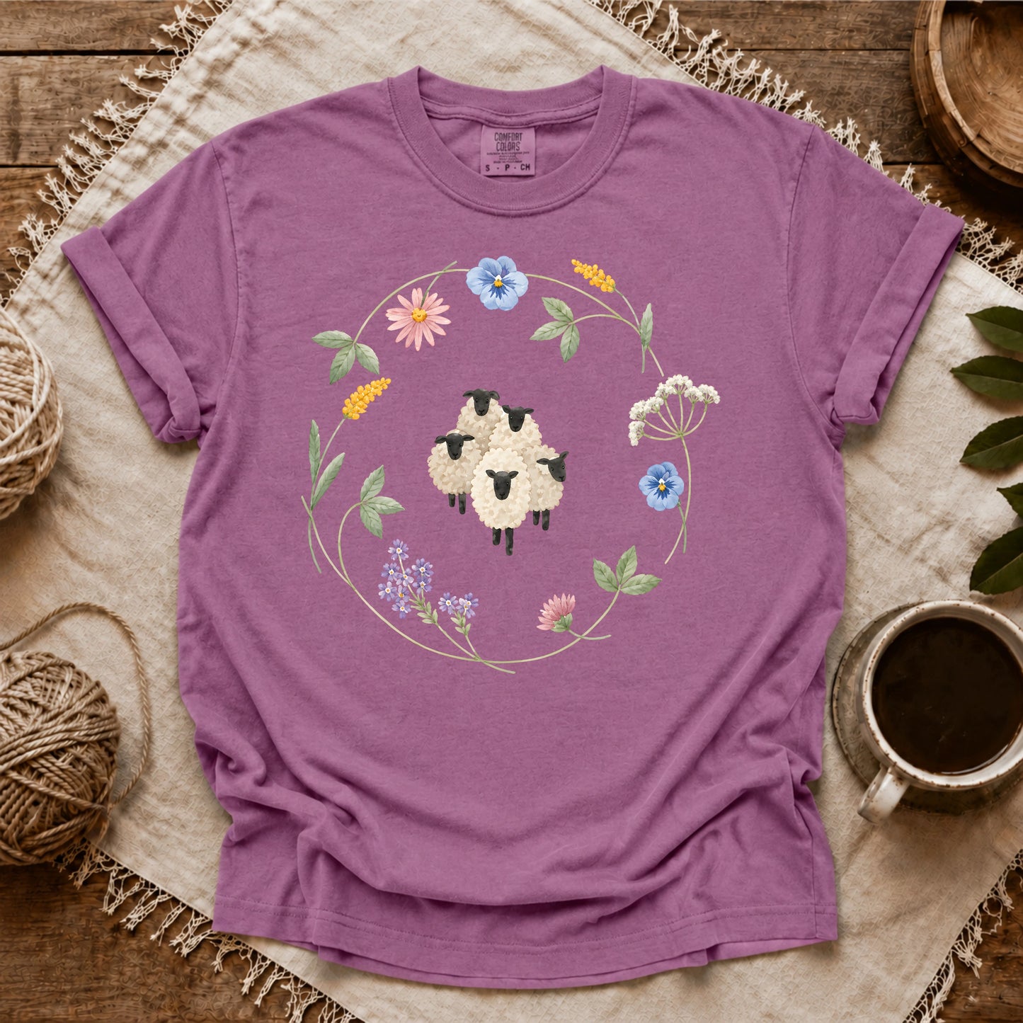 Comfort Colors Wool & Wildflowers T-shirt
