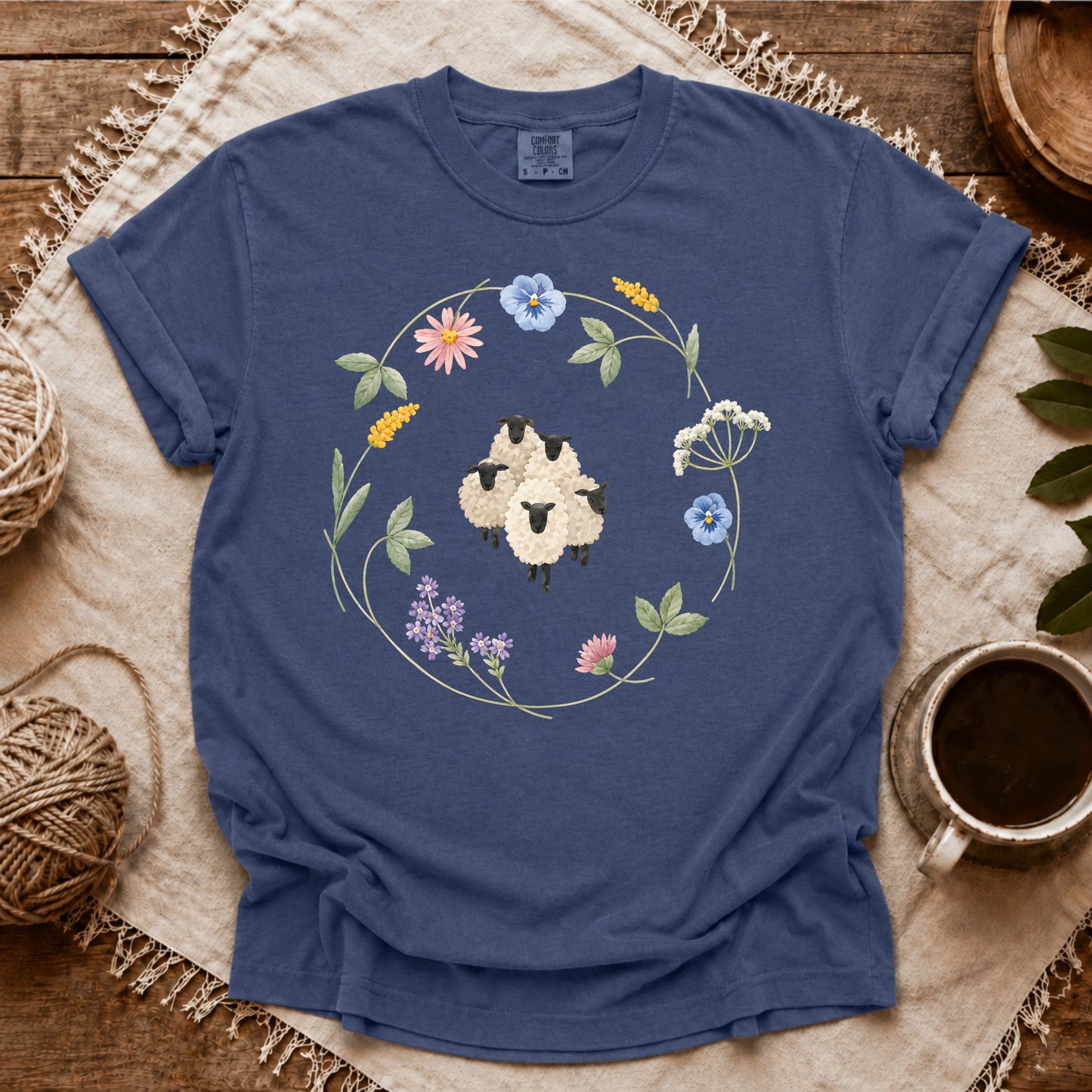 Comfort Colors Wool & Wildflowers T-shirt