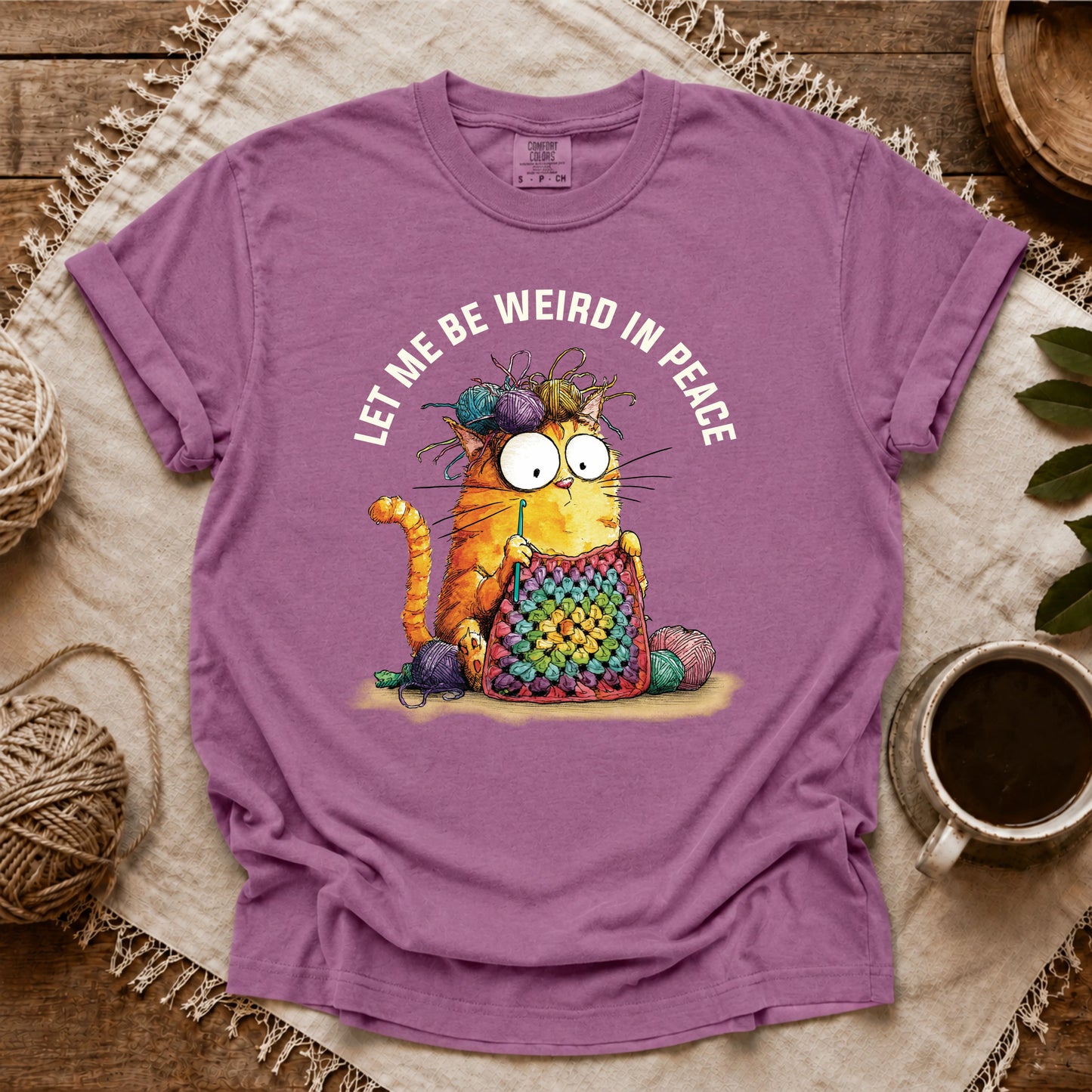 Comfort Colors Be Weird In Peace T-shirt