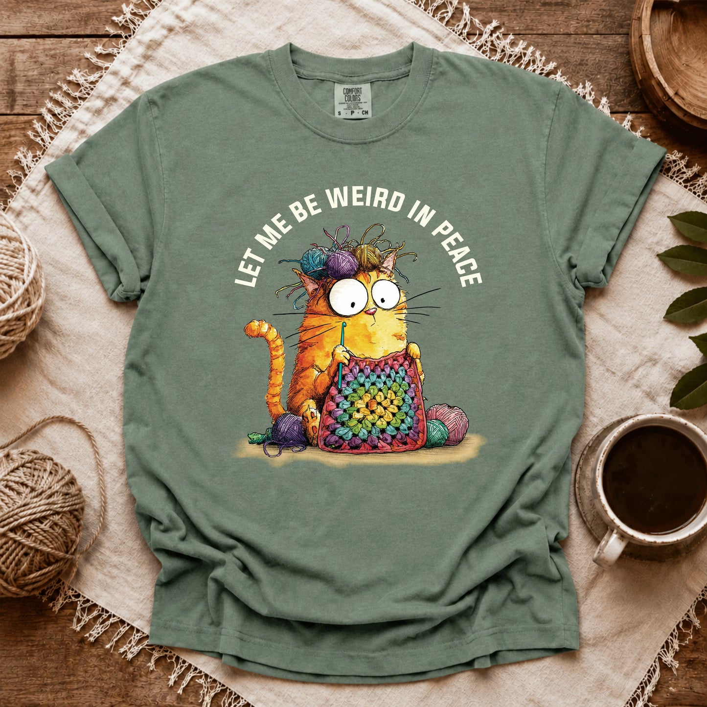 Comfort Colors Be Weird In Peace T-shirt