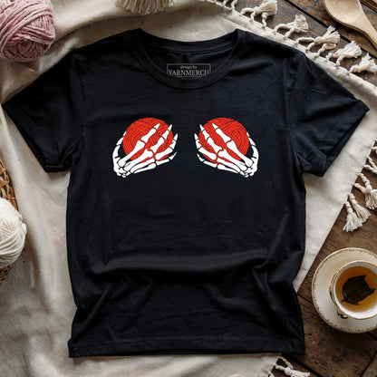 Skeleton Hands & Yarn T-shirt