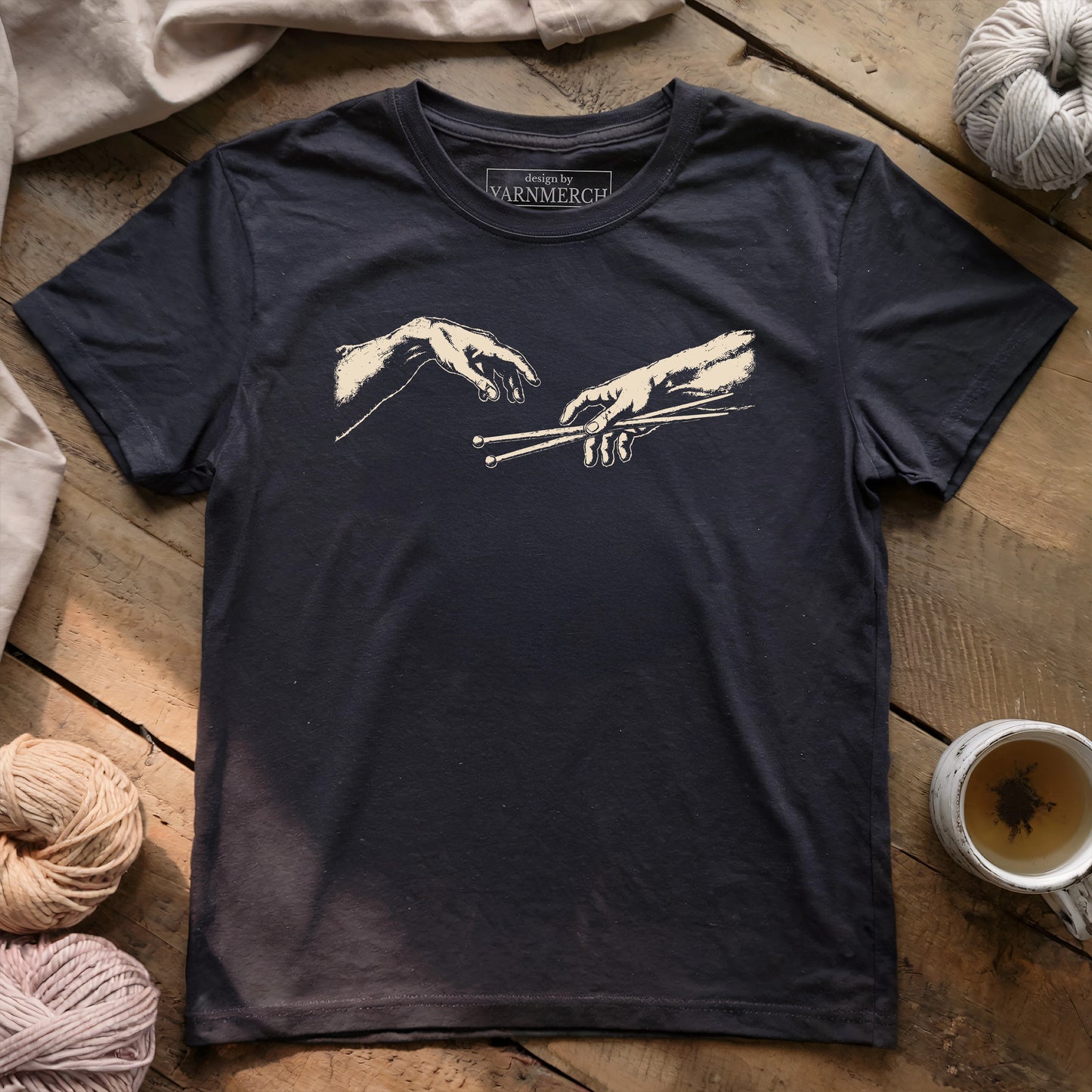 The Creation of Knitting T-shirt