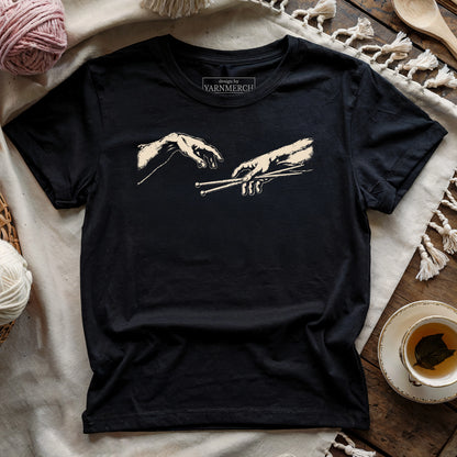 The Creation of Knitting T-shirt