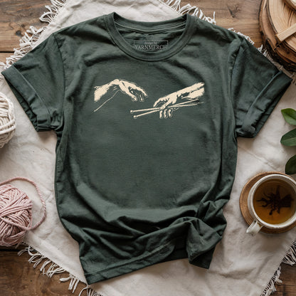 The Creation of Knitting T-shirt