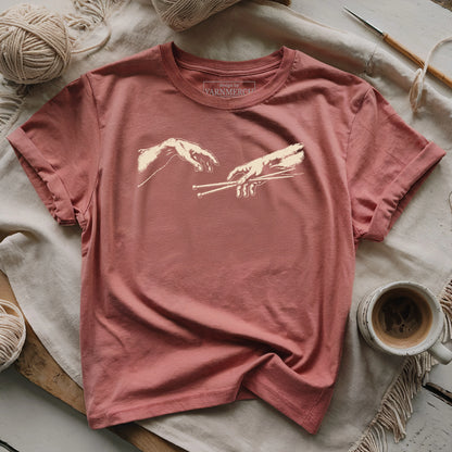 The Creation of Knitting T-shirt