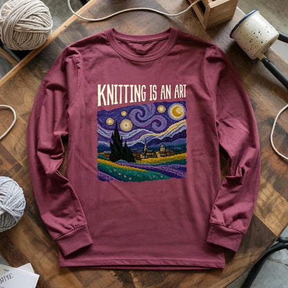 Knitting Is Long Sleeve T-shirt