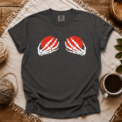 Comfort Colors Skeleton Hands & Yarn T-shirt