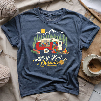 Let's Go Knit Outside T-shirt