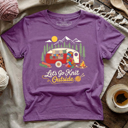 Let's Go Knit Outside T-shirt