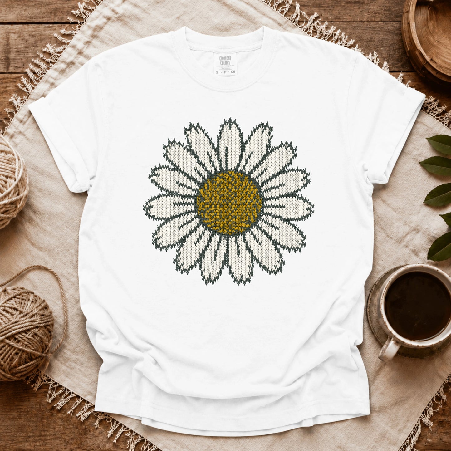 Comfort Colors Daisy Pattern T-shirt