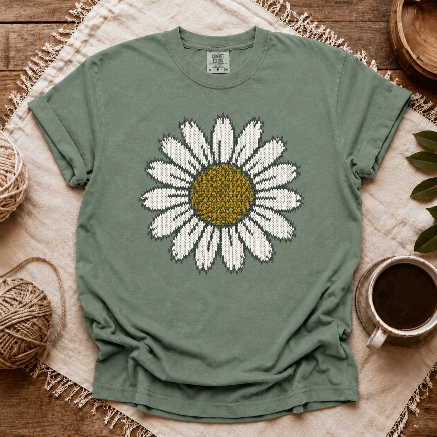 Comfort Colors Daisy Pattern T-shirt