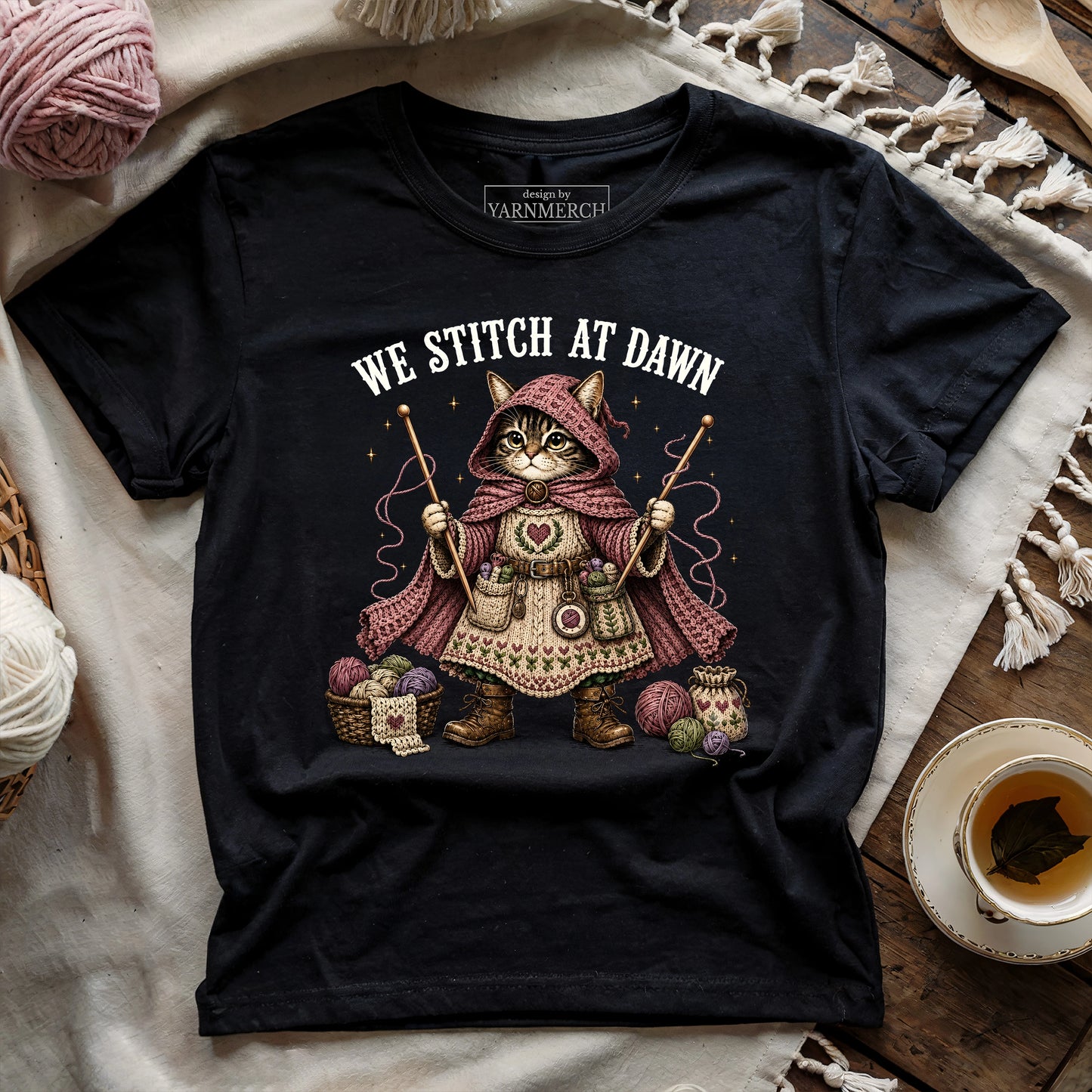 We Stitch At Dawn T-shirt