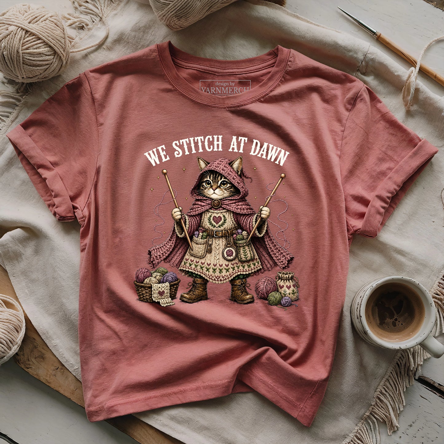 We Stitch At Dawn T-shirt