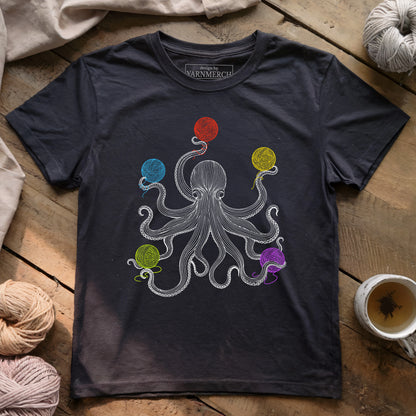 Octopus with Yarn T-shirt