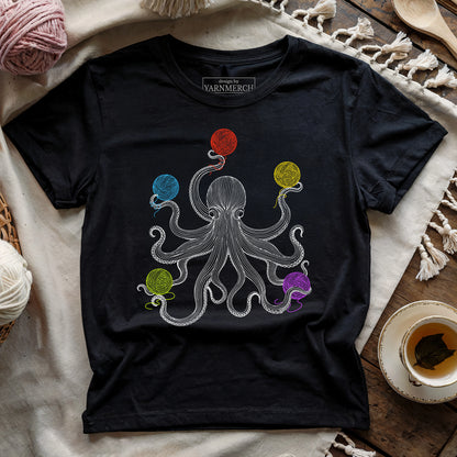 Octopus with Yarn T-shirt