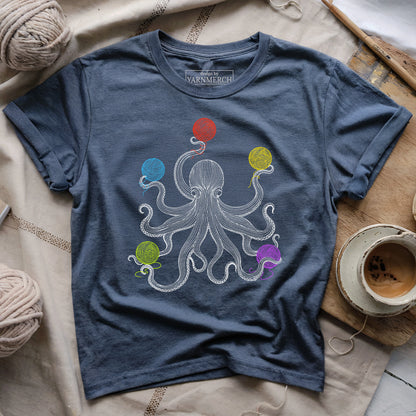 Octopus with Yarn T-shirt