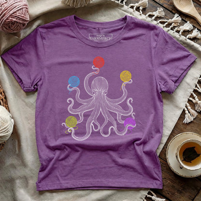 Octopus with Yarn T-shirt