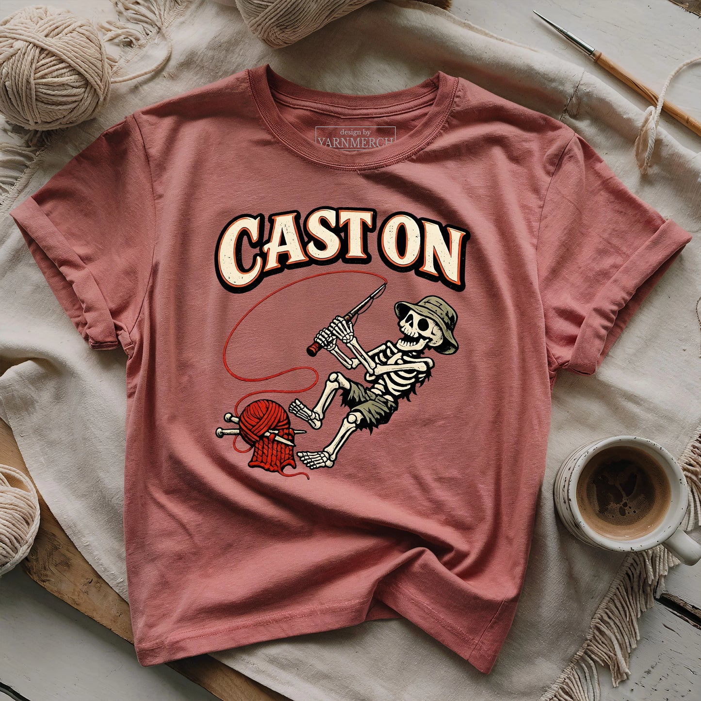 No Rest, Just Cast On T-shirt
