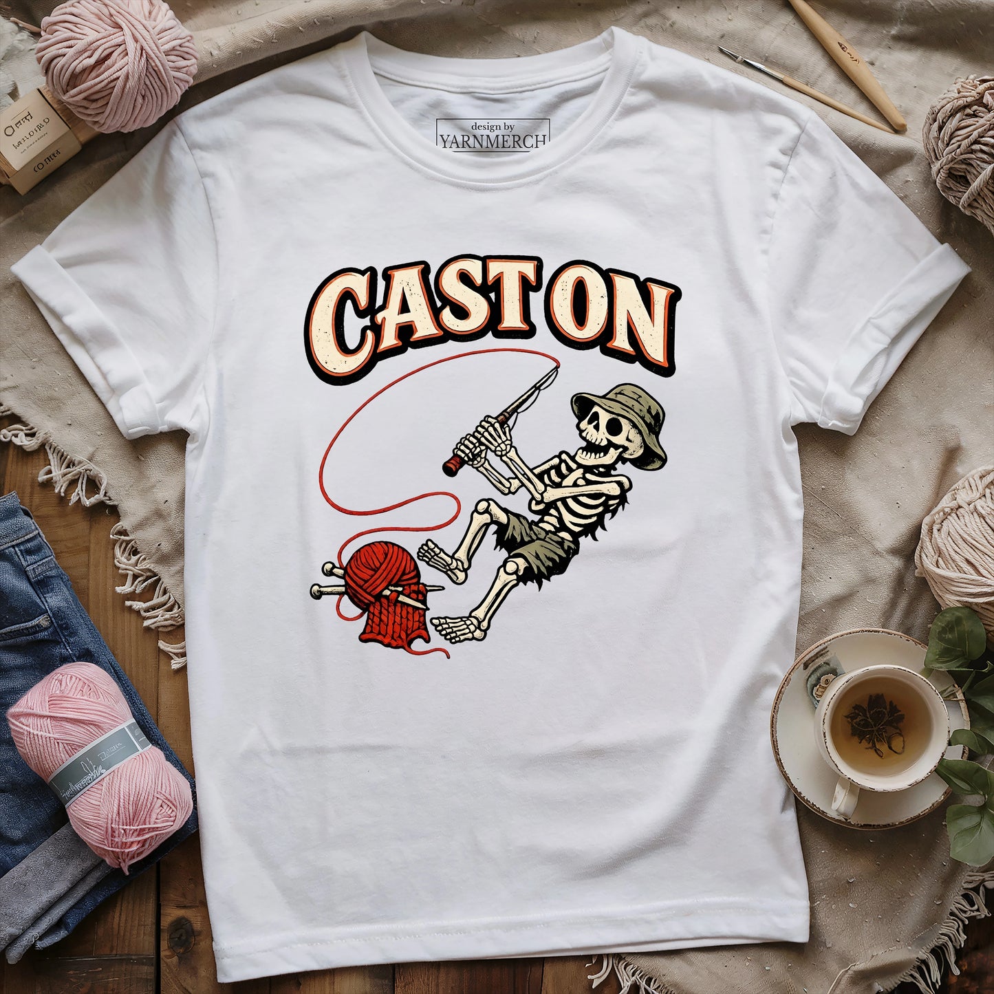 No Rest, Just Cast On T-shirt