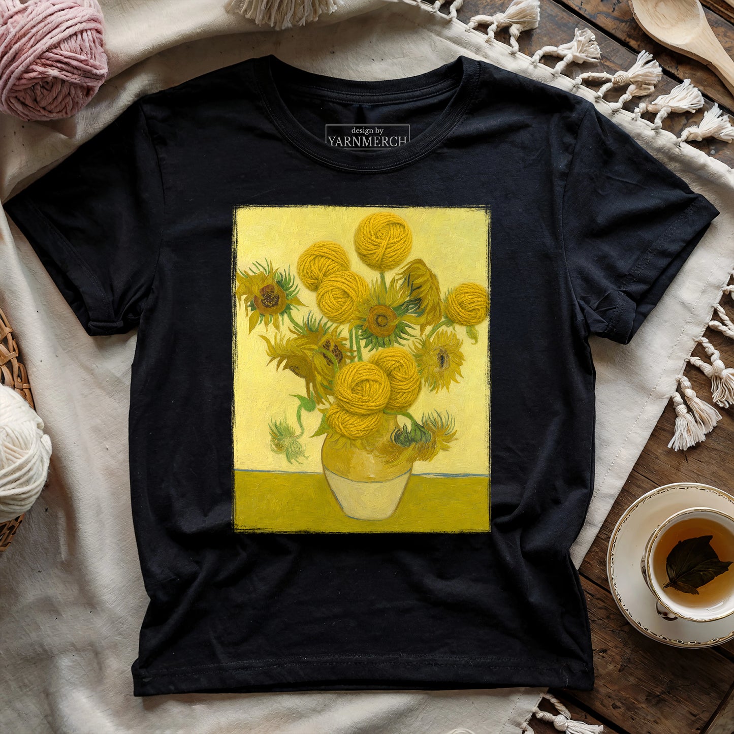 Van Gogh’s Yarnflowers T-shirt