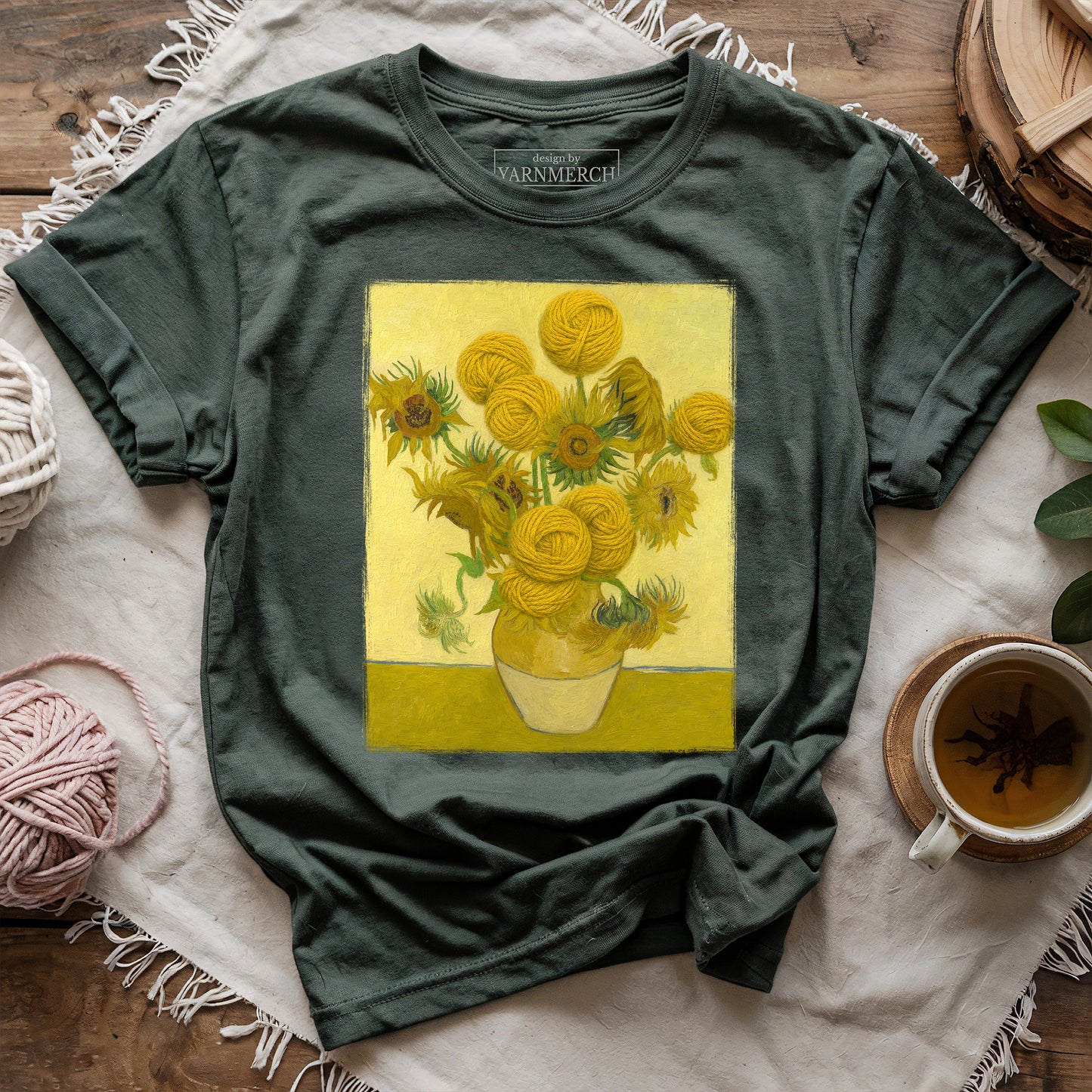 Van Gogh’s Yarnflowers T-shirt
