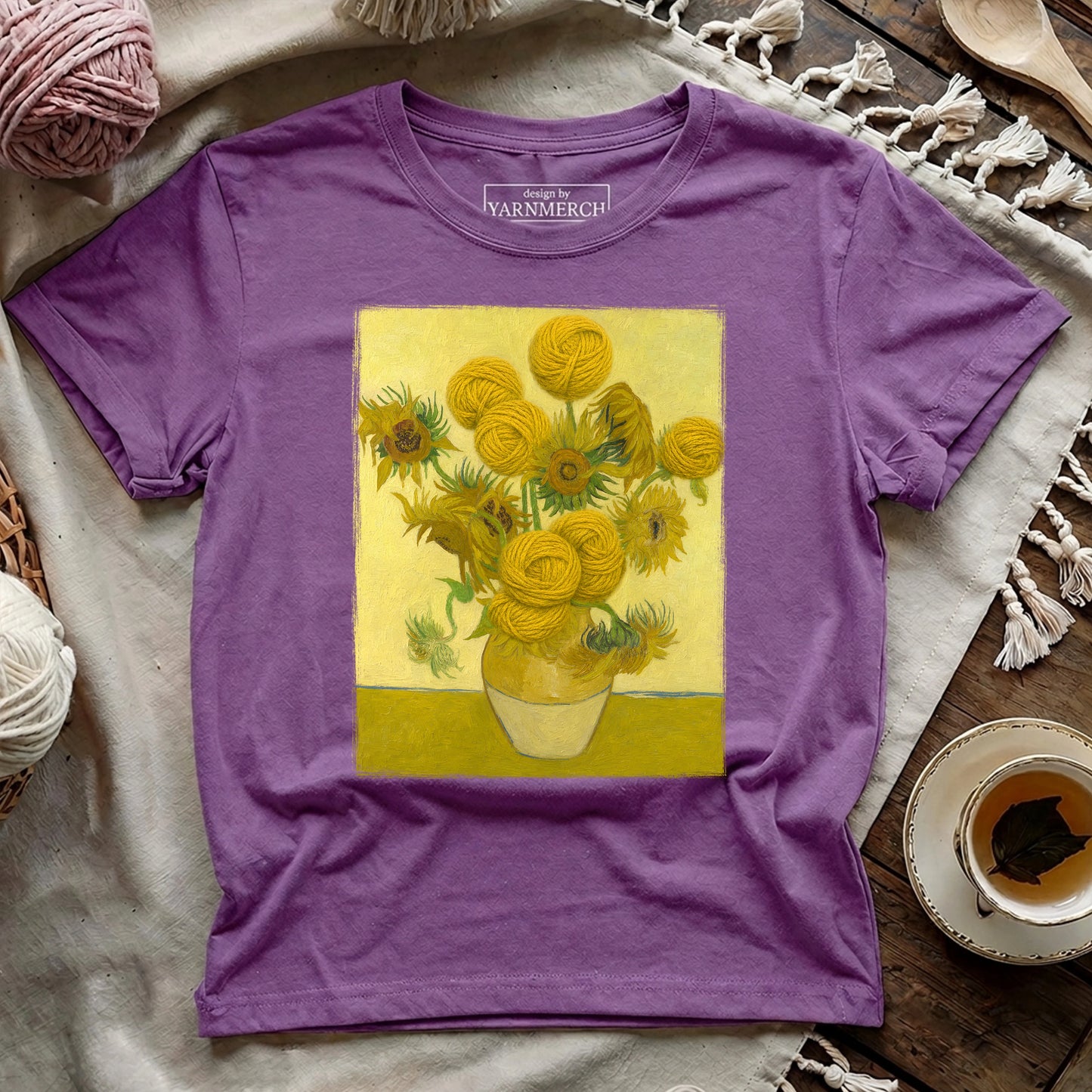 Van Gogh’s Yarnflowers T-shirt