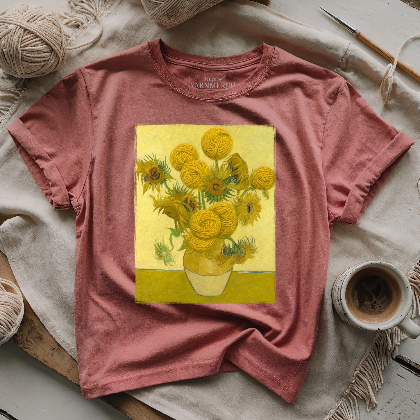 Van Gogh’s Yarnflowers T-shirt