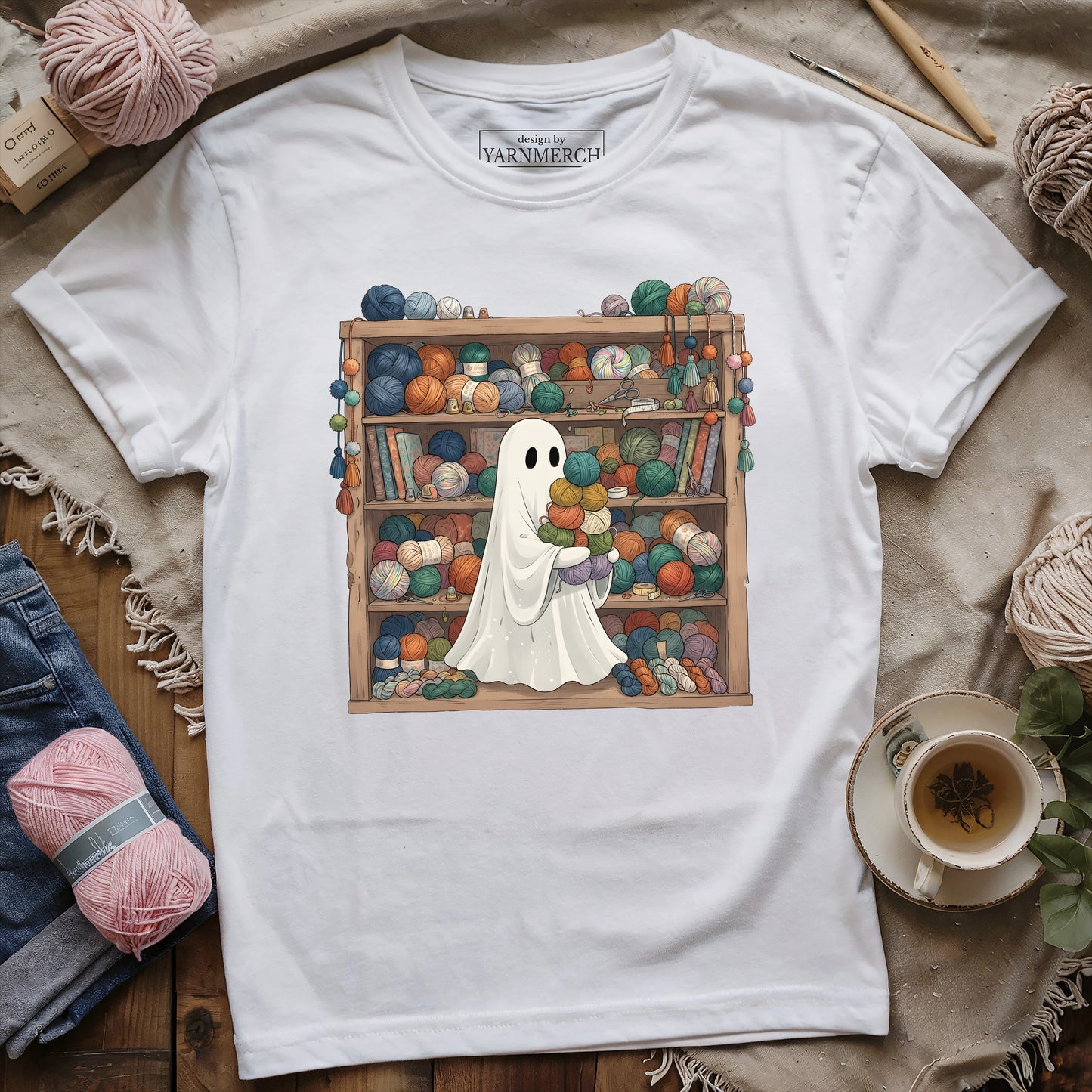 Haunted Yarn Stash T-shirt