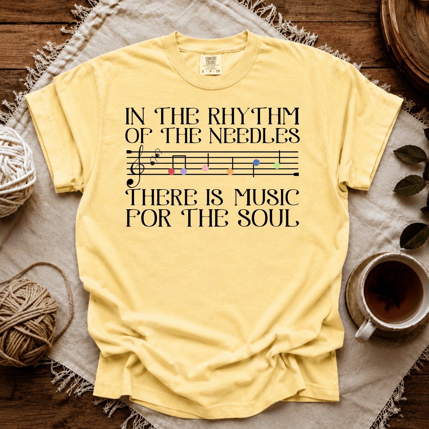 Comfort Colors Rhythm of the Needles T-shirt