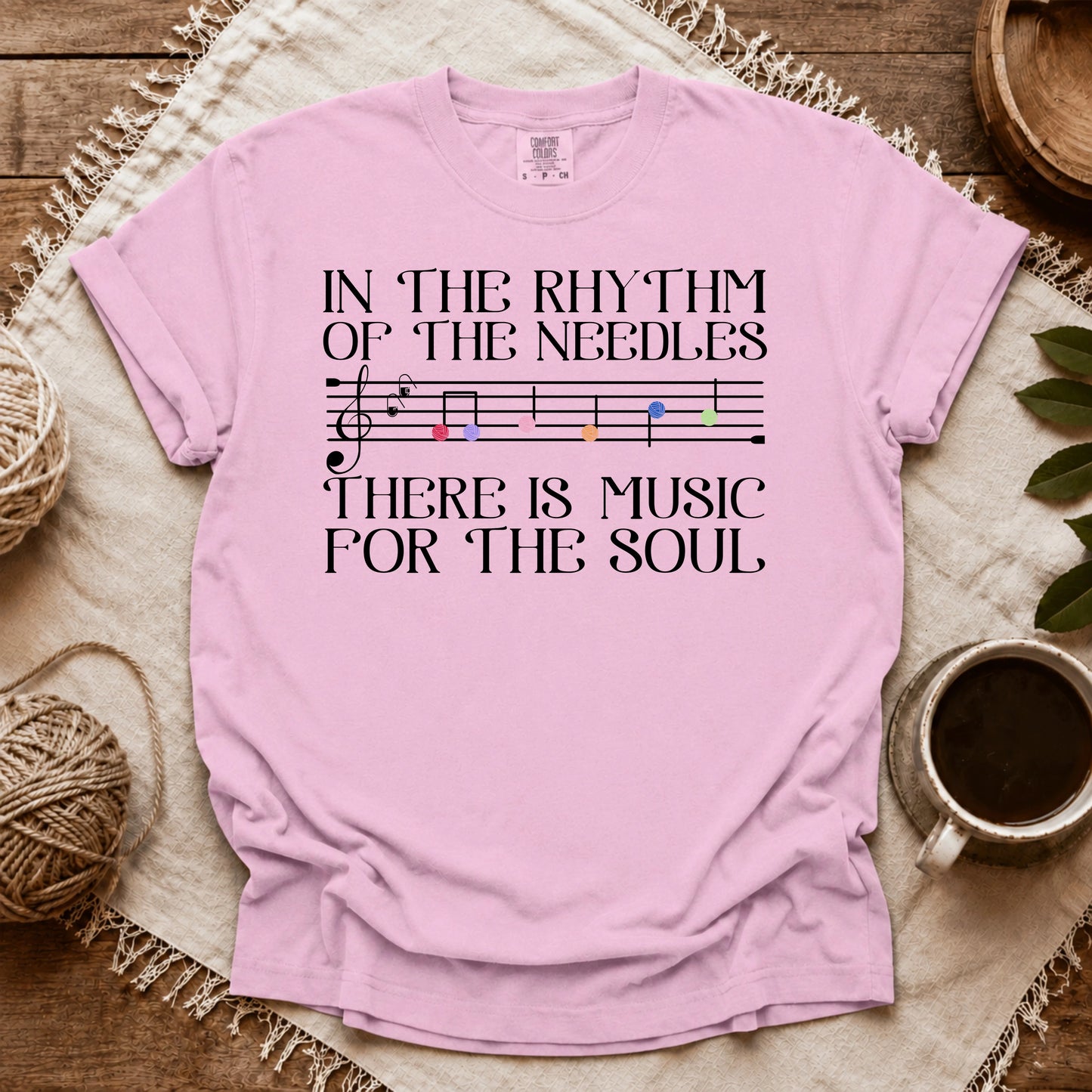 Comfort Colors Rhythm of the Needles T-shirt
