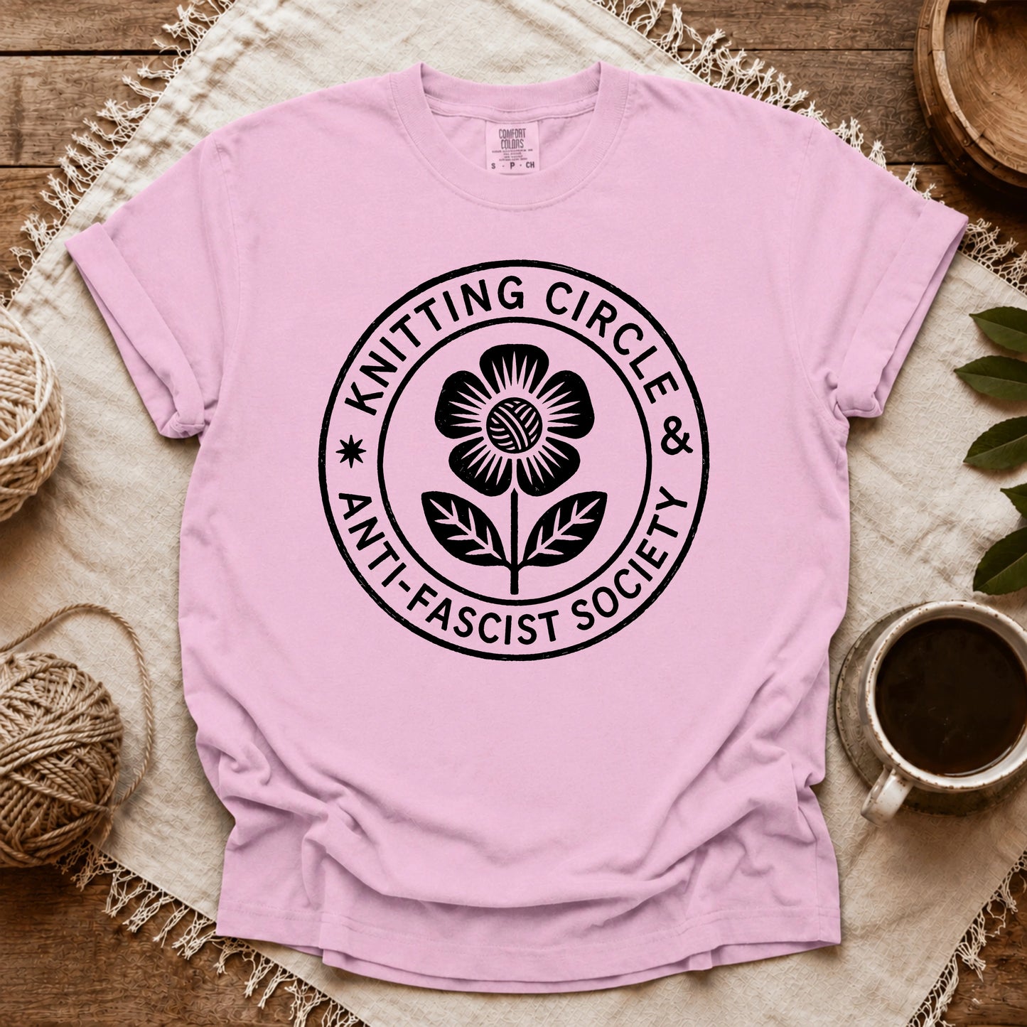 Comfort Colors Knitting Circle T-shirt