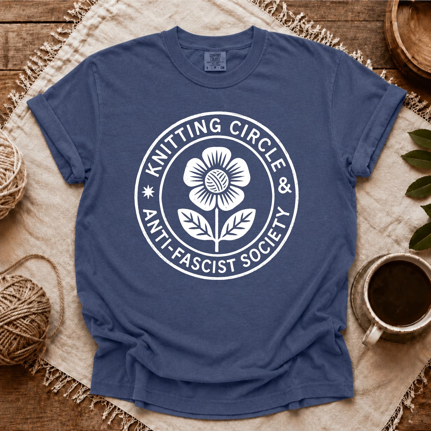 Comfort Colors Knitting Circle T-shirt