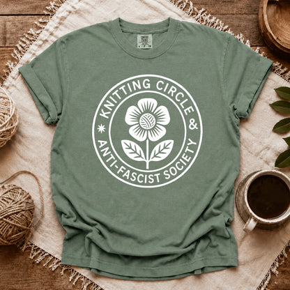Comfort Colors Knitting Circle T-shirt