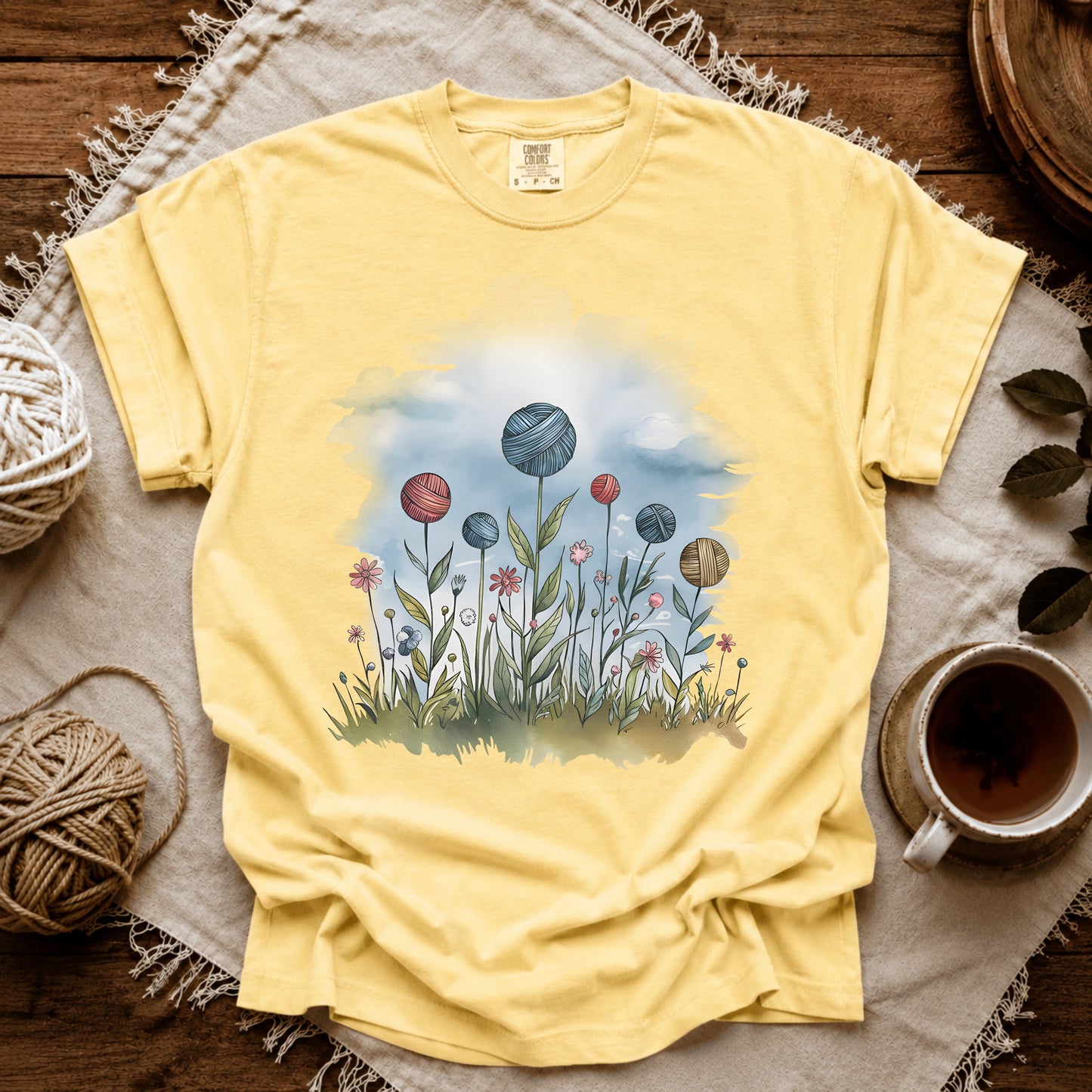 Comfort Colors Yarn Field T-shirt