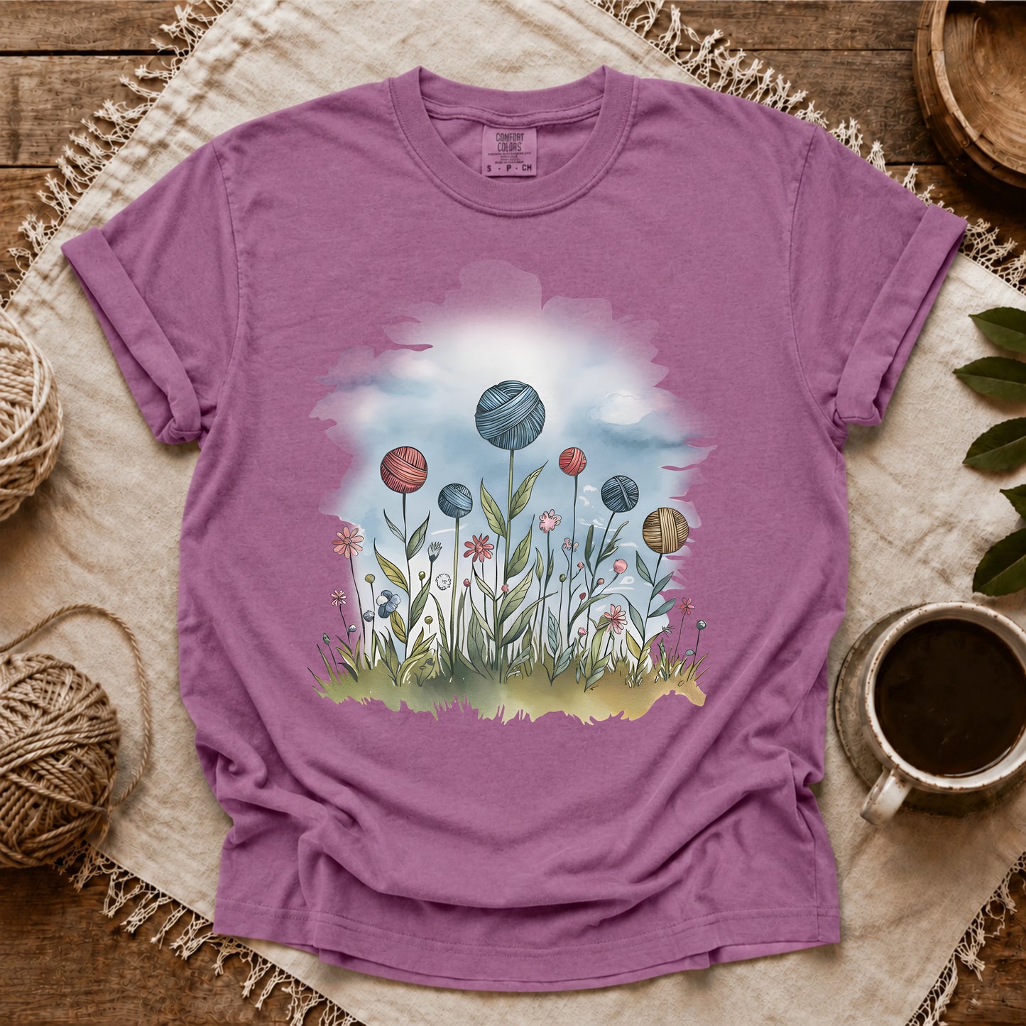 Comfort Colors Yarn Field T-shirt