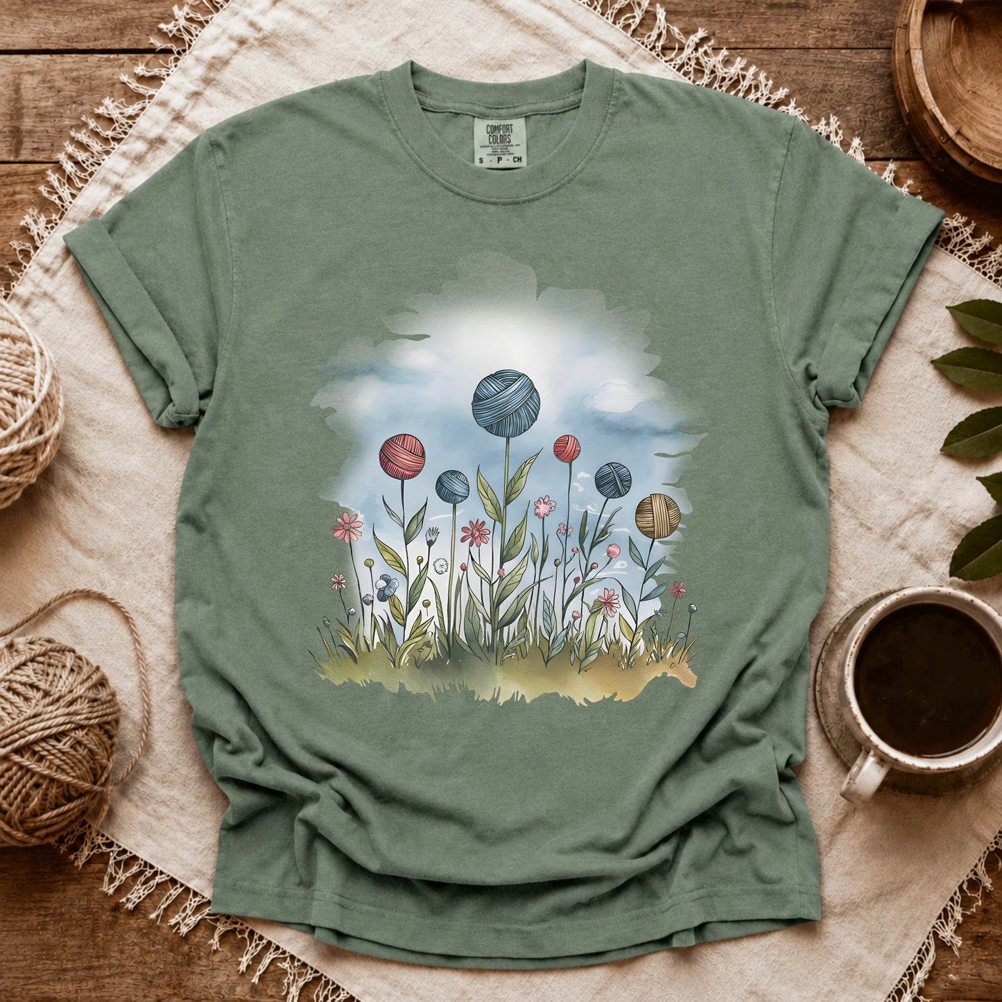 Comfort Colors Yarn Field T-shirt