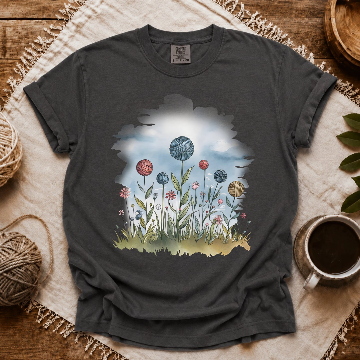 Comfort Colors Yarn Field T-shirt