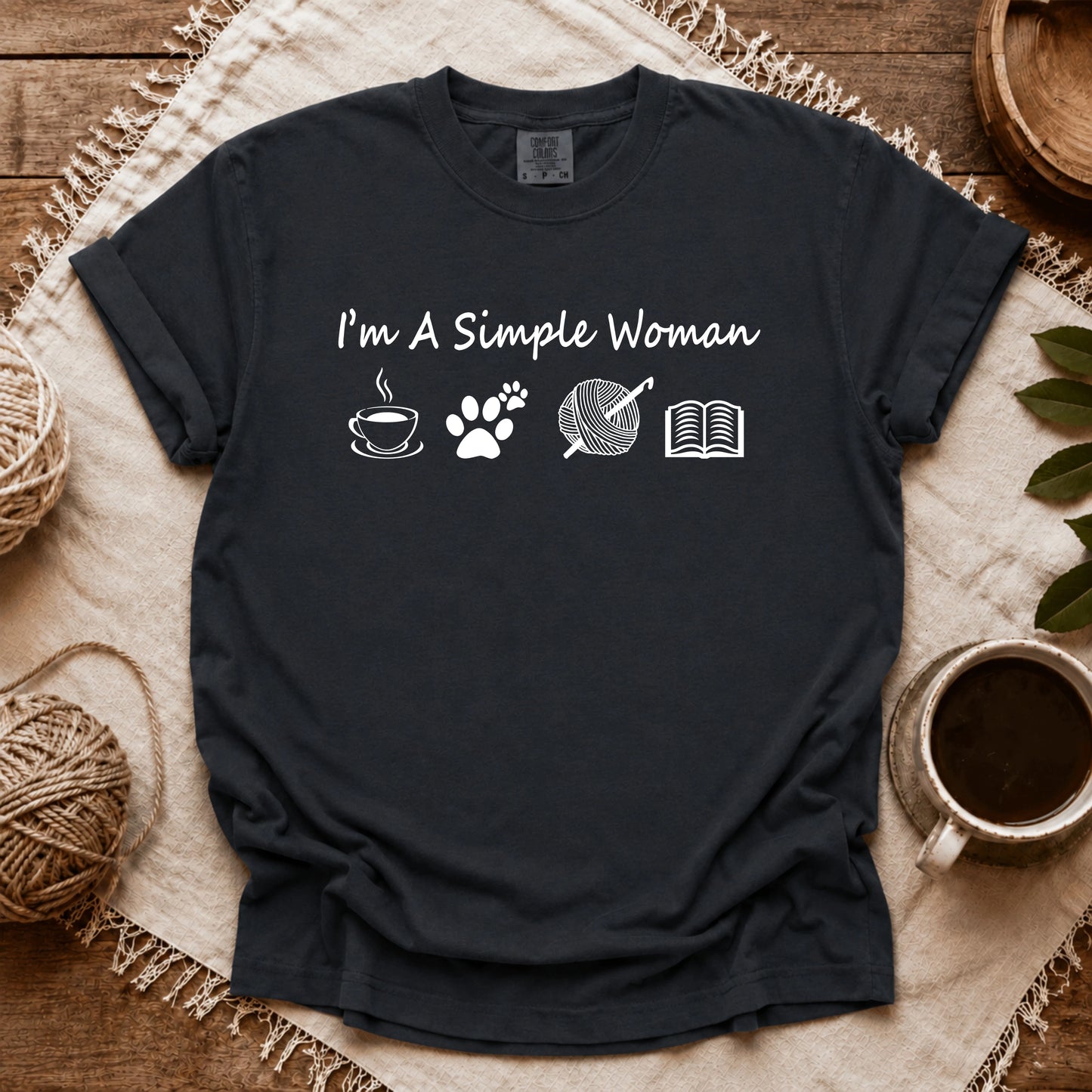 Comfort Colors Simple Crocheter T-shirt