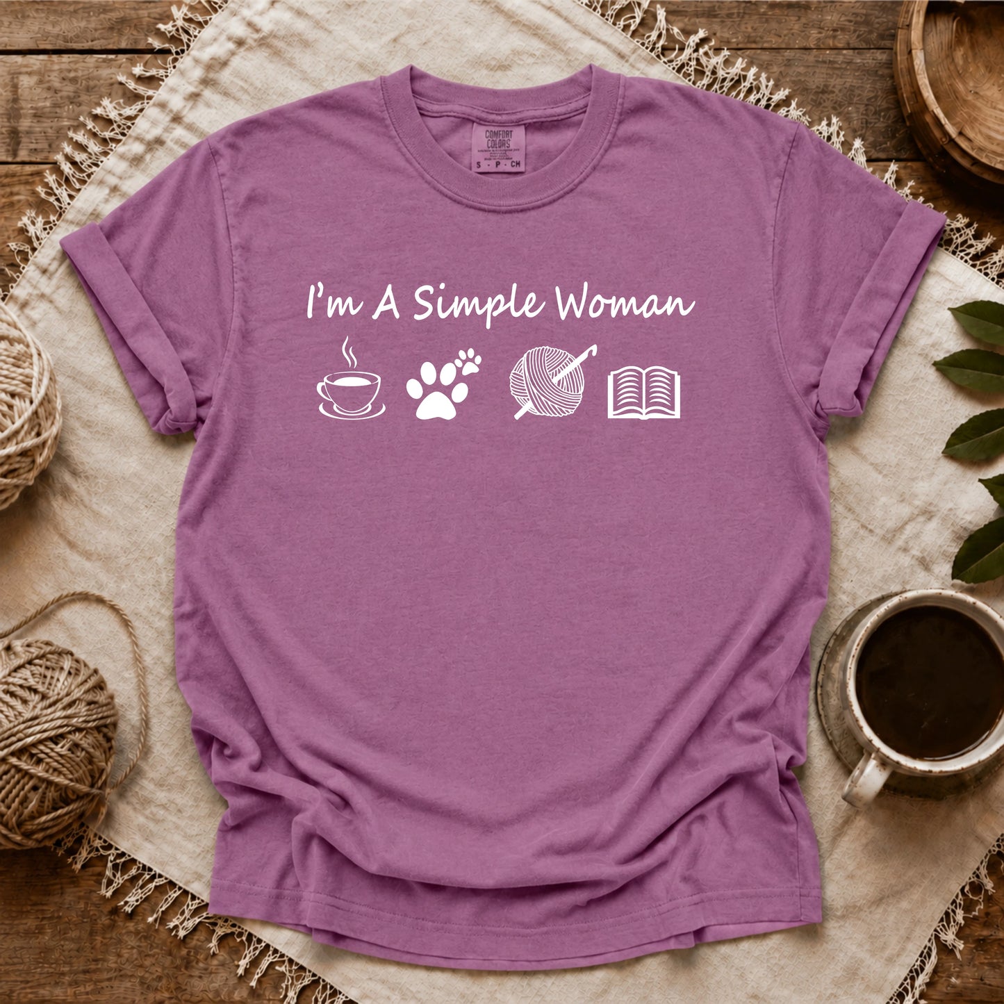 Comfort Colors Simple Crocheter T-shirt