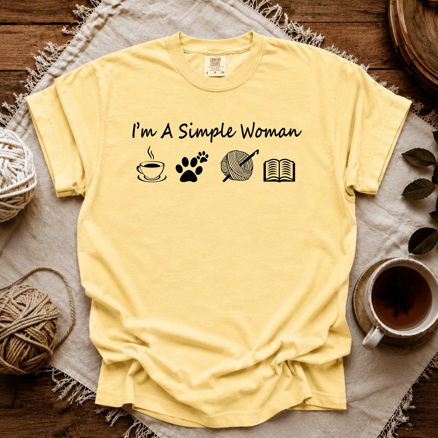 Comfort Colors Simple Crocheter T-shirt
