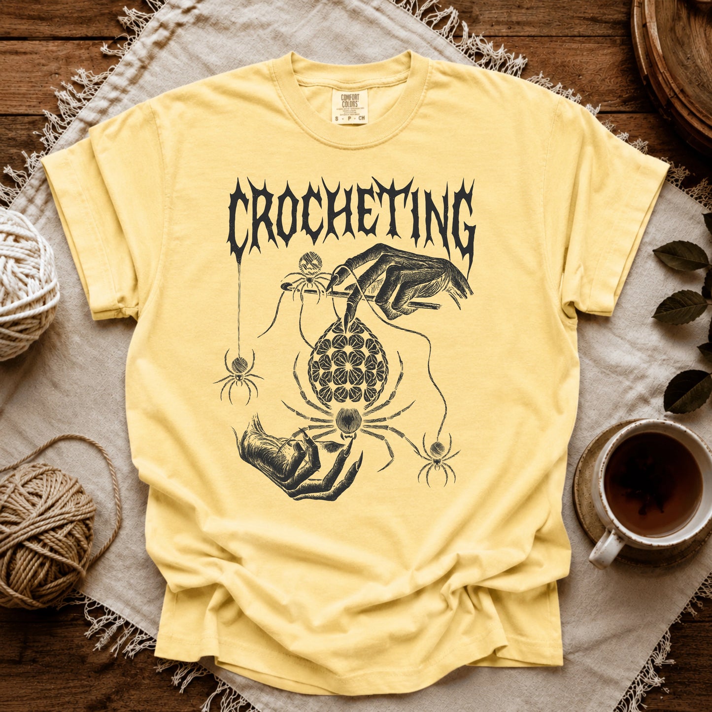 Comfort Colors Gothic Crocheter T-shirt