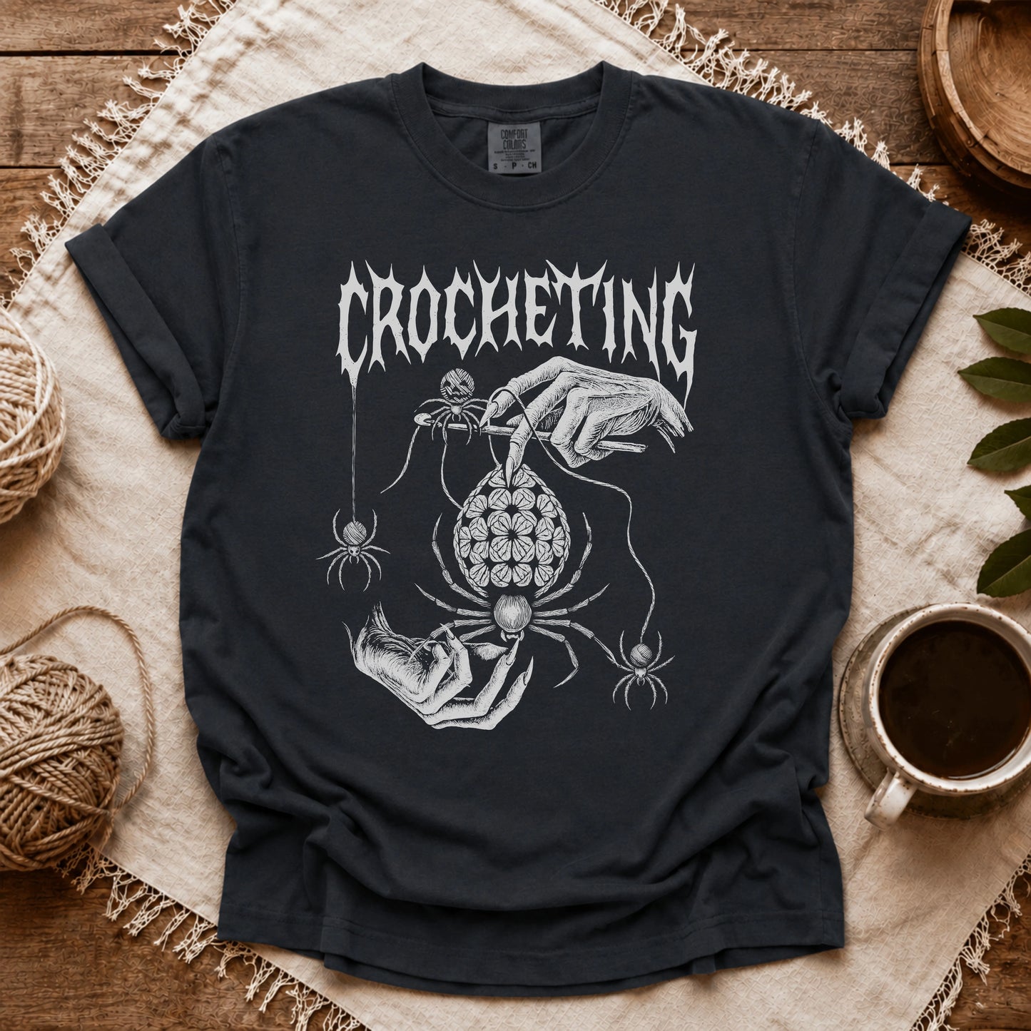 Comfort Colors Gothic Crocheter T-shirt